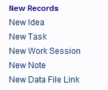 All the content in the Planning Field is used to create new Task records.