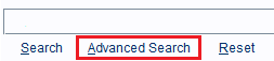 The Advanced Search hyperlink is circled in red.