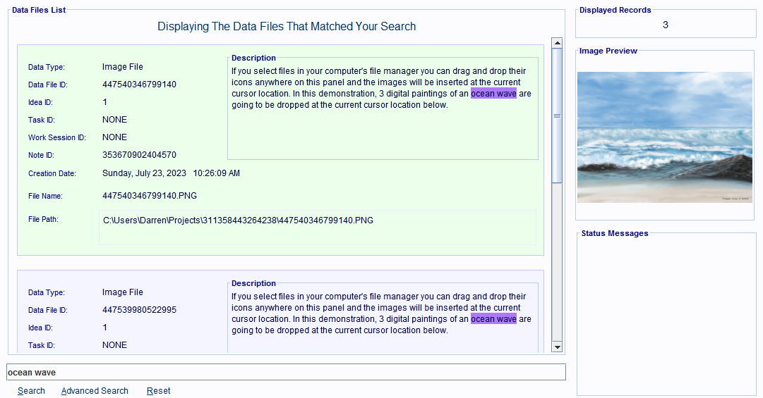 Finding an image file